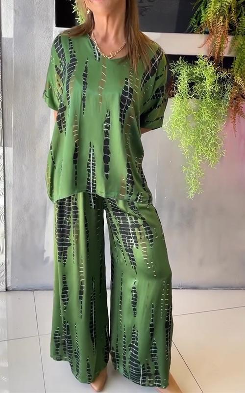Marie - Conjunto Casual Impresso