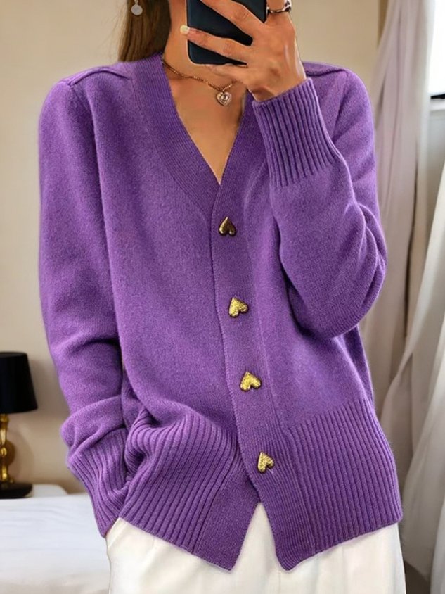 Amy | Elegante Cardigan Tricotado