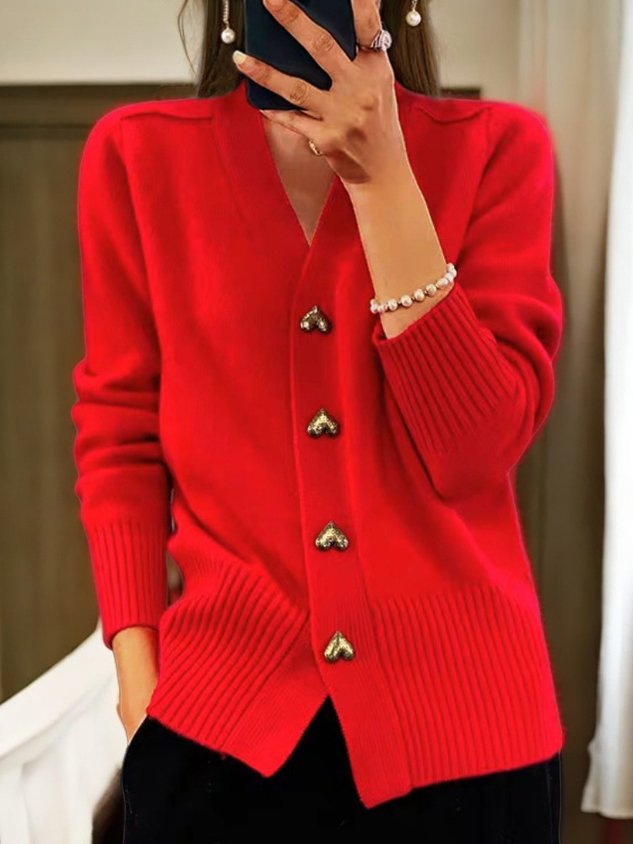 Amy | Elegante Cardigan Tricotado
