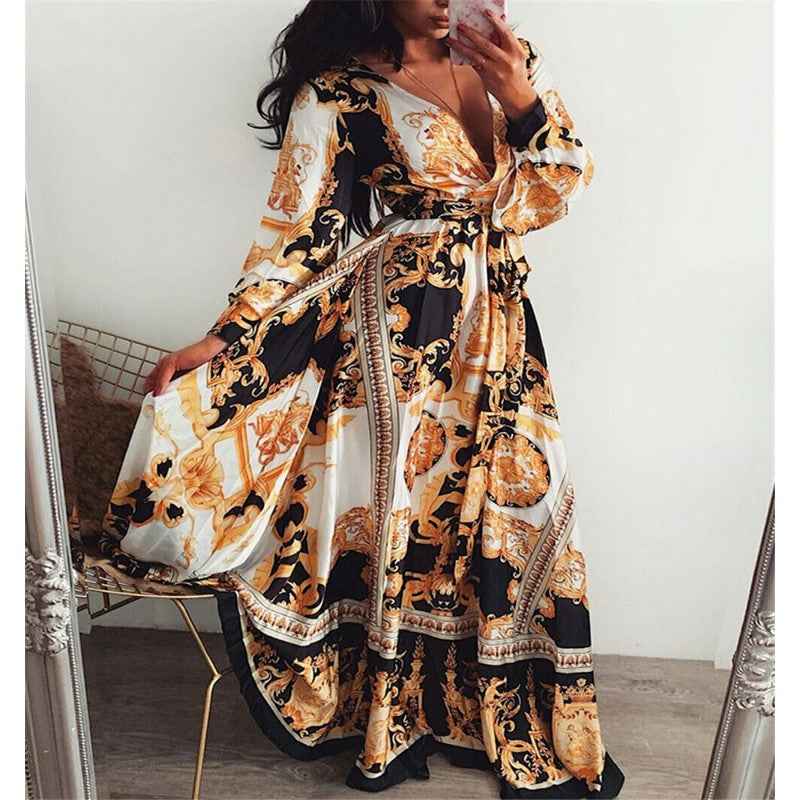 Faye - Vestido Boho Estampado