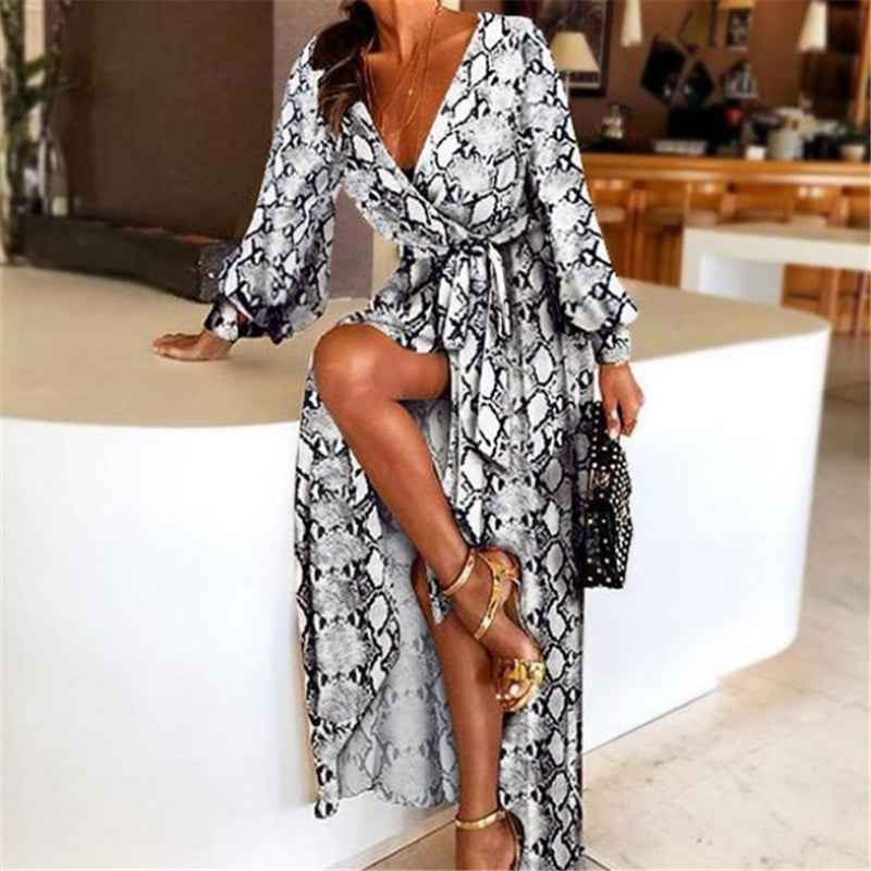 Faye - Vestido Boho Impresso